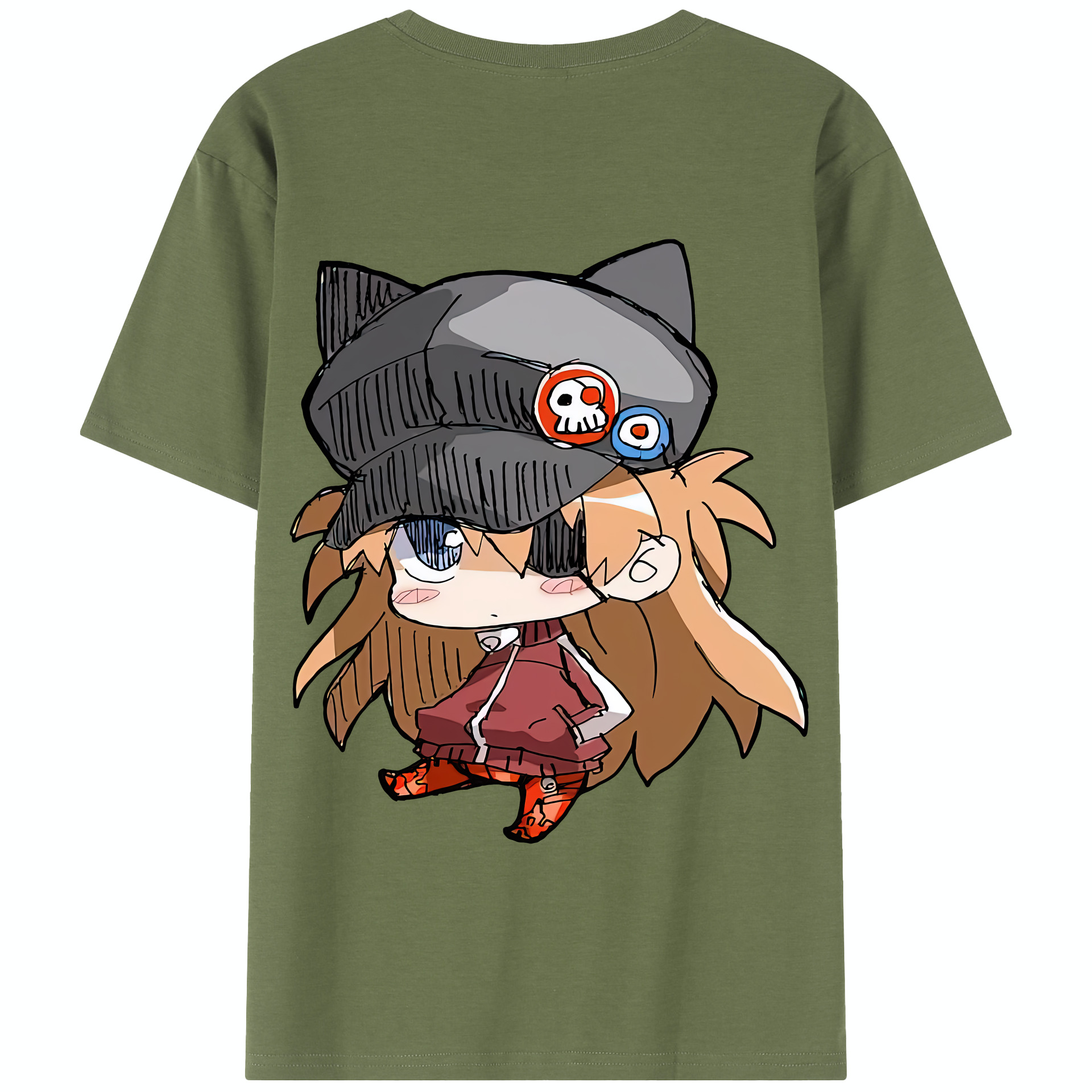 （画像用） EVA 新世紀エヴァンゲリオン 綿100％半袖Tシャツ（背面プリント）